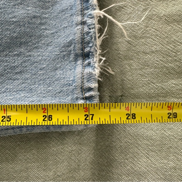 Abercrombie & Fitch The Dad High Rise Jeans Angled Waist Size 8 Short Petite - Picture 8 of 8